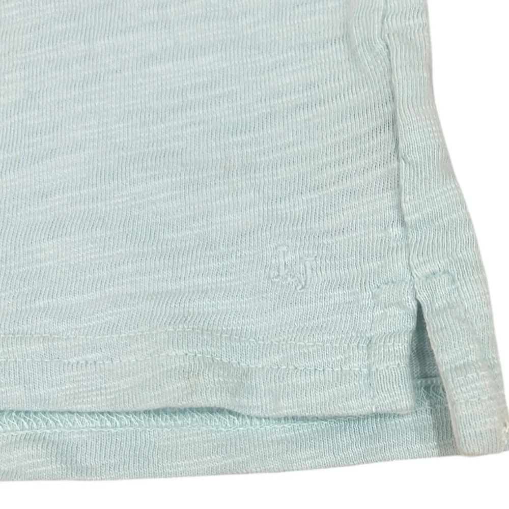 Janie & Jack aqua Blue cotton slub knit Polo Shirt size 4 (boys)